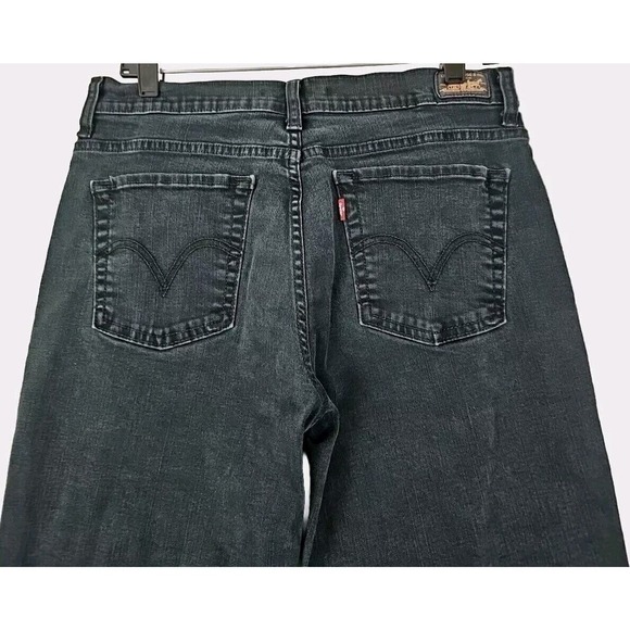 Levi's 512 ~Woman Size 14M~ Black Denim Perfectly Slimming Bootcut Jeans. - Picture 9 of 9